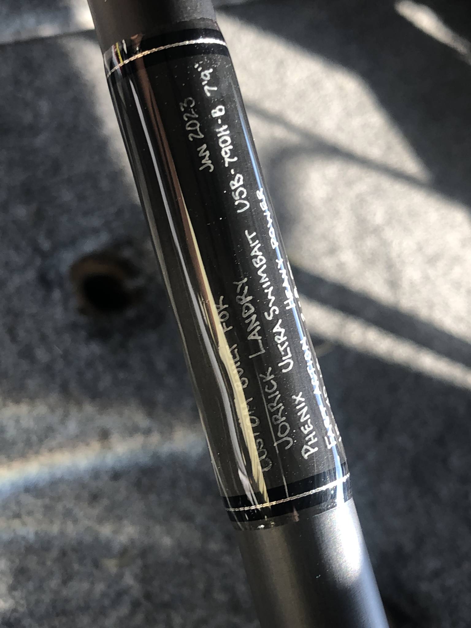 Custom Swimbait rod build on Phoenix Blank – Big Bait Sticks